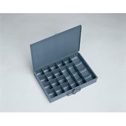 Picture of Durham 227-95 2 in. 17 Compartment Small Scoop Box  Gray - Pack of 6