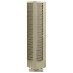 415-54 92 Pocket Rotary Literature Rack, Putty