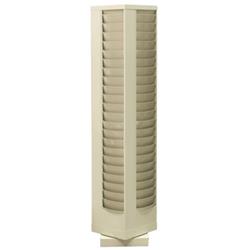 415-75 92 Pocket Rotary Literature Rack, Tan