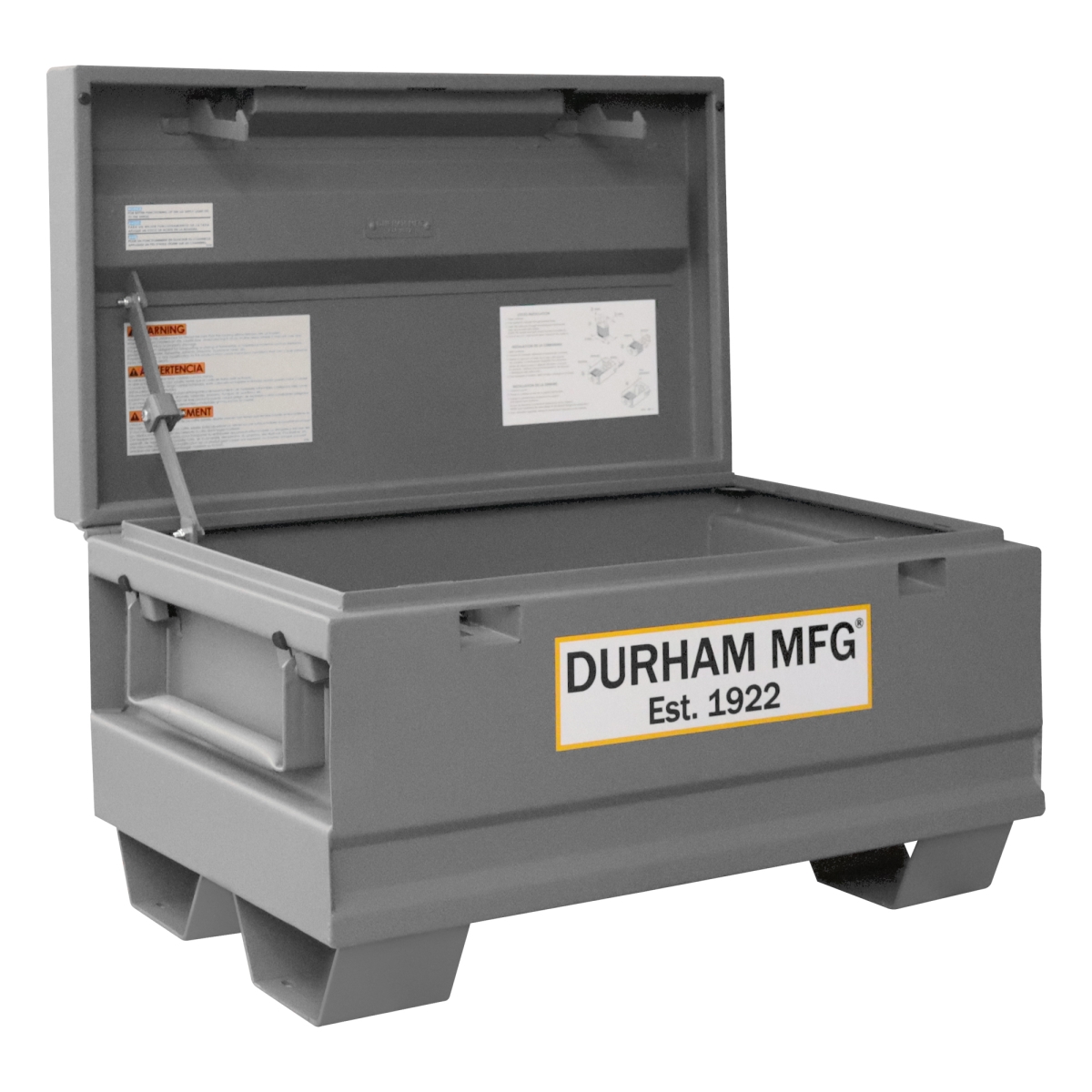 JSC-193218-94T-D719 5 cu ft. Jobsite Storage Box Cabinet, Gray - 32 x 19 x 17.81 in.