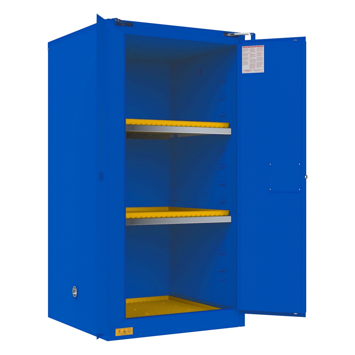 1060S-293T 60 gal Self Close Corrosive Storage Cabinet, Blue