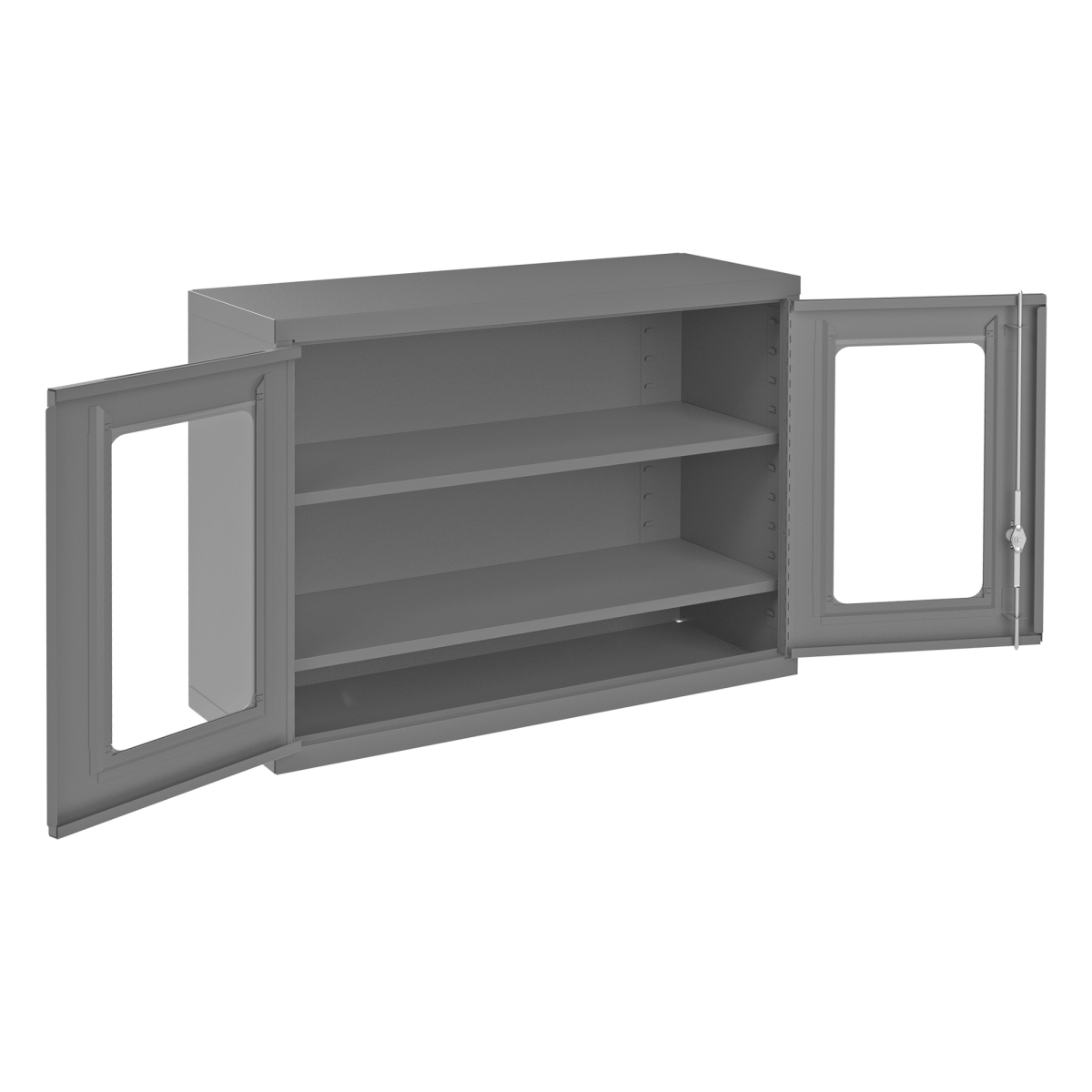 No.95 Clear View Wall Mount Cabinet - Gray - 14 x 36 x 27 in.