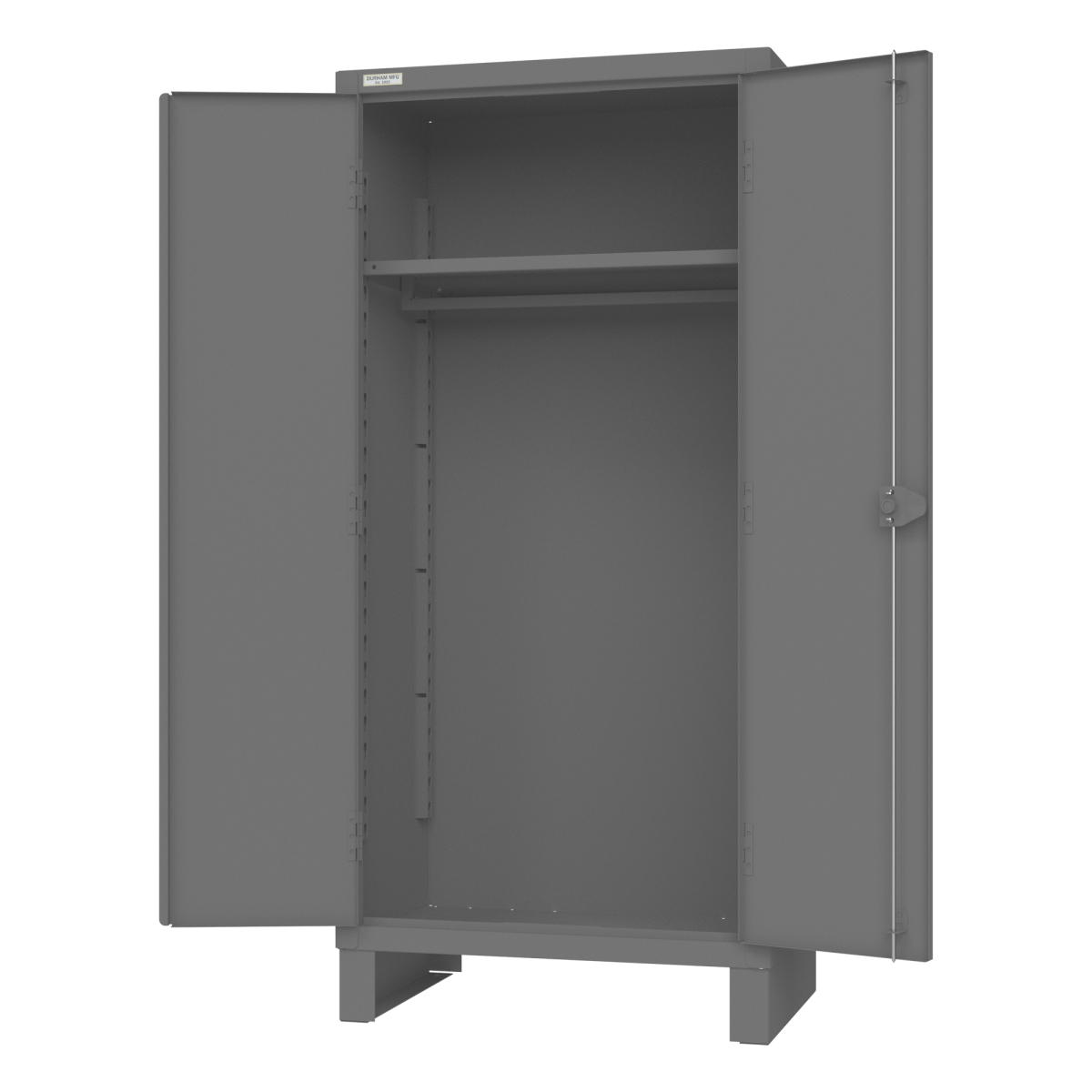 Heavy-Duty Cabinet - Gray - 24 x 36 x 78 in. - Adjustable Shelves