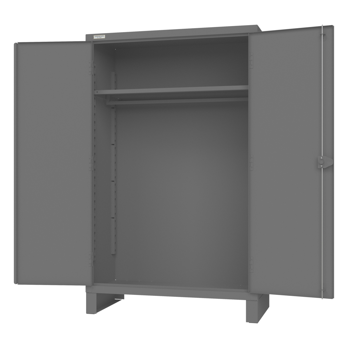 Heavy-Duty Cabinet - Gray - 24x48x78 in. - Adjustable Shelves - Durable Design
