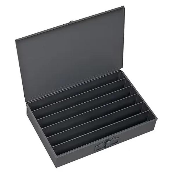 125-95-RSC-IND DL 6 Hor-C No.95 Gray Double Wall Compartment Box