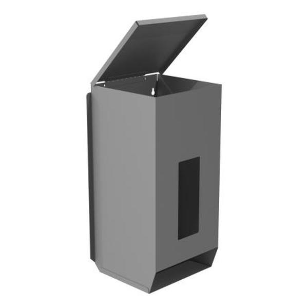 Picture of Durham 658-95 7 in. Grinding Wheel Dispenser with Lid & Wall Mountable - Gray