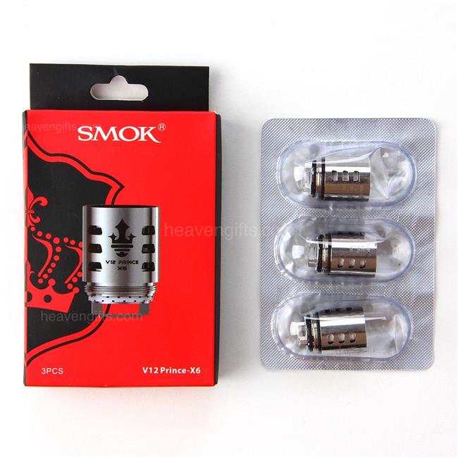 Picture of Smok 854485405 3 Piece TFV12 Prince Coils X6 Type