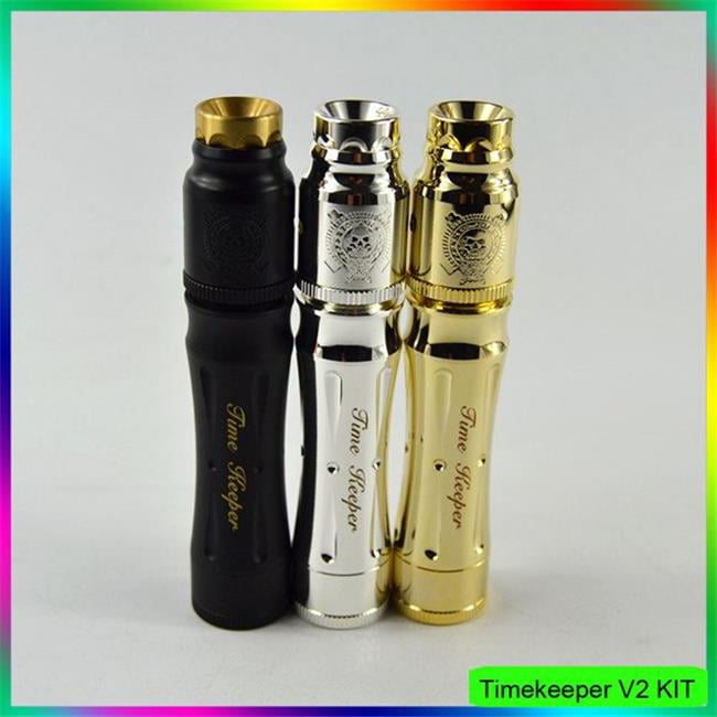 Picture of Kindbright 854485610 Timekeeper V2 MOD Kit with Battle Rebuildable Dripping Atomizer&#44; Gold