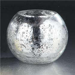 Picture of Diamond Star 45008 5.5 x 6 in. Glass Vase, Silver