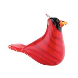 Picture of Diamond Star 81123 5.5 x 2.5 x 4 in. Glass Bird&#44; Red