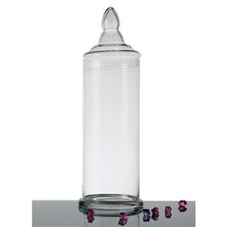 Picture of Diamond Star 83066 21 x 6 in. Glass Jar with Lid, Clear