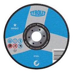 Picture of Diamond Products 34301924 4.5 x 0.25 x 0.62-11 in. Tyrolit Basic Depressed Center Wheel for Grinding