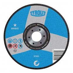 Picture of Diamond Products 34301942 A30BF Bond Tyrolit Basic Depressed Center Wheel for Grinding&#44; 5 x 0.25 x 0.625-11 in.