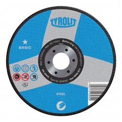 Picture of Diamond Products 34301927 Tyrolit Basic Depressed Center Wheel for Grinding&#44; 4.5 x 0.25 x 0.625-11 in.