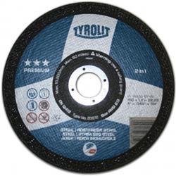 Picture of Diamond Products 34162823 Tyrolit Premium 2-in-1 Super-Thin Cut-Off Wheel&#44; 6 x 0.060 x 0.875 in. - Pack of 25
