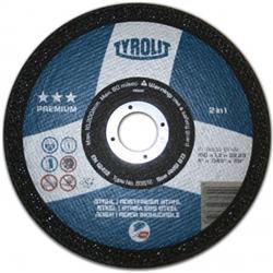 Picture of Diamond Products 34162825 Tyrolit Premium 2-in-1 Super-Thin Cut-Off Wheel&#44; 7 x 0.060 x 0.875 in.