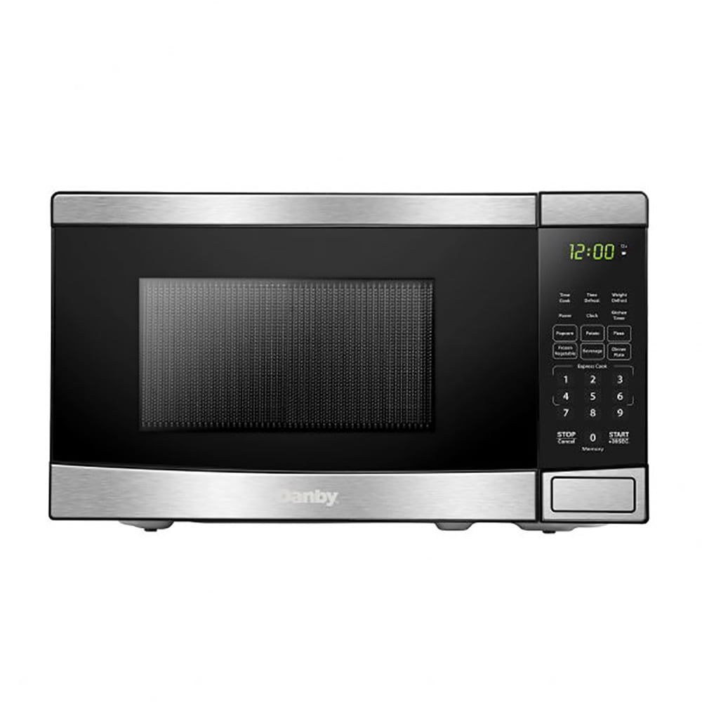 Picture of Danby DBMW0721BBS 0.7 cu. ft. Countertop Microwave, Stainless Steel