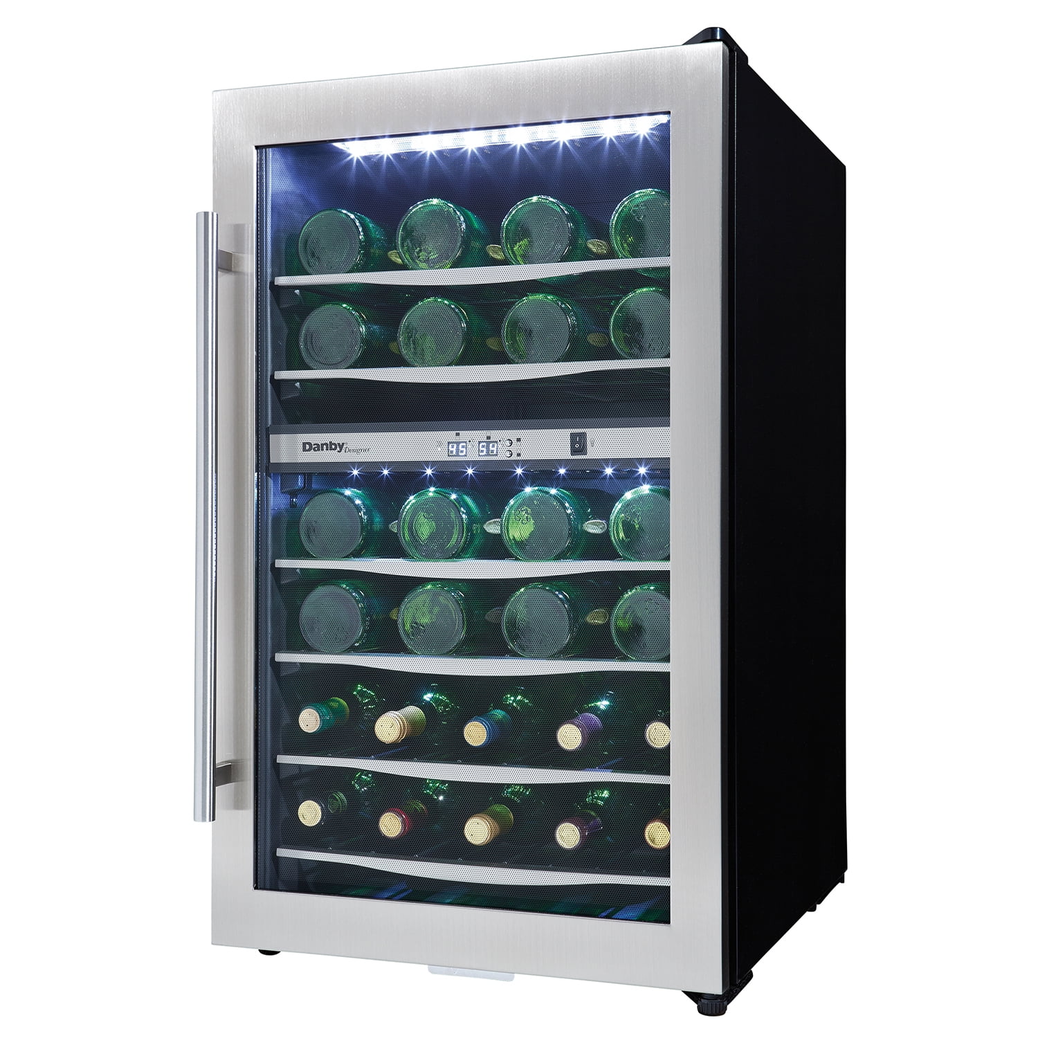 Picture of Danby DWC040A3BSSDD 38-Bottle Free-Standing Wine Cooler, Stainless Steel