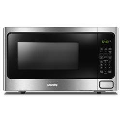 Picture of Danby DDMW007501G1 0.7 cu. ft. Stainless Steel Microwave&#44; Black & Stainless Steel