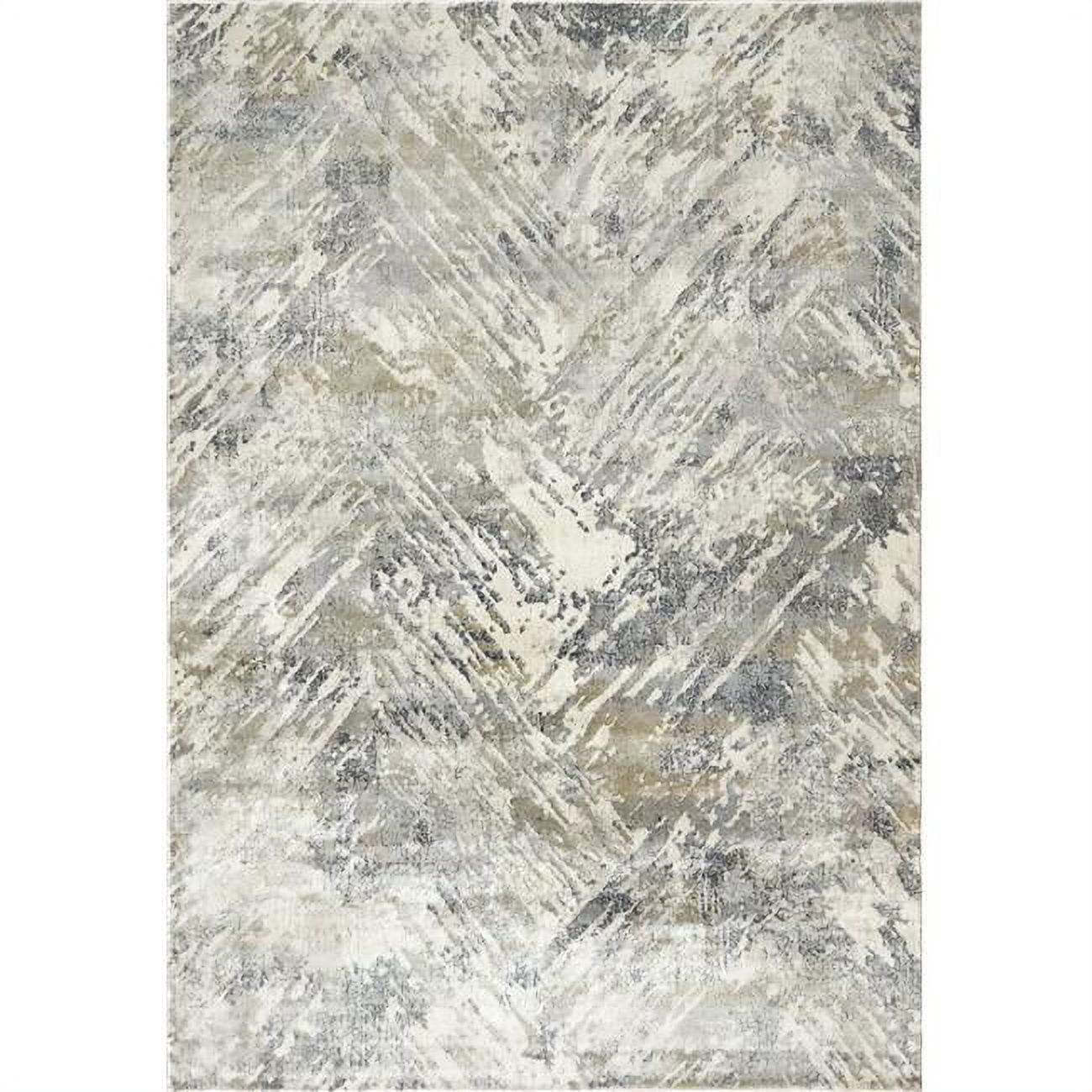 CC283537950 2 ft. 2 in. x 7 ft. 7 in. Castilla 3537 Rectangle Modern Area Rug - 950 Grey & Blue