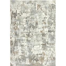 CC7103528190 6 ft. 7 in. x 9 ft. 6 in. Castilla 3528 Rectangle Modern Area Rug - 190 Cream & Grey