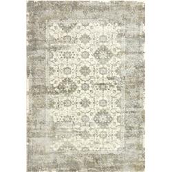 CC7103534109 6 ft. 7 in. x 9 ft. 6 in. Castilla 3534 Rectangle Modern Area Rug - 109 Cream & Silver