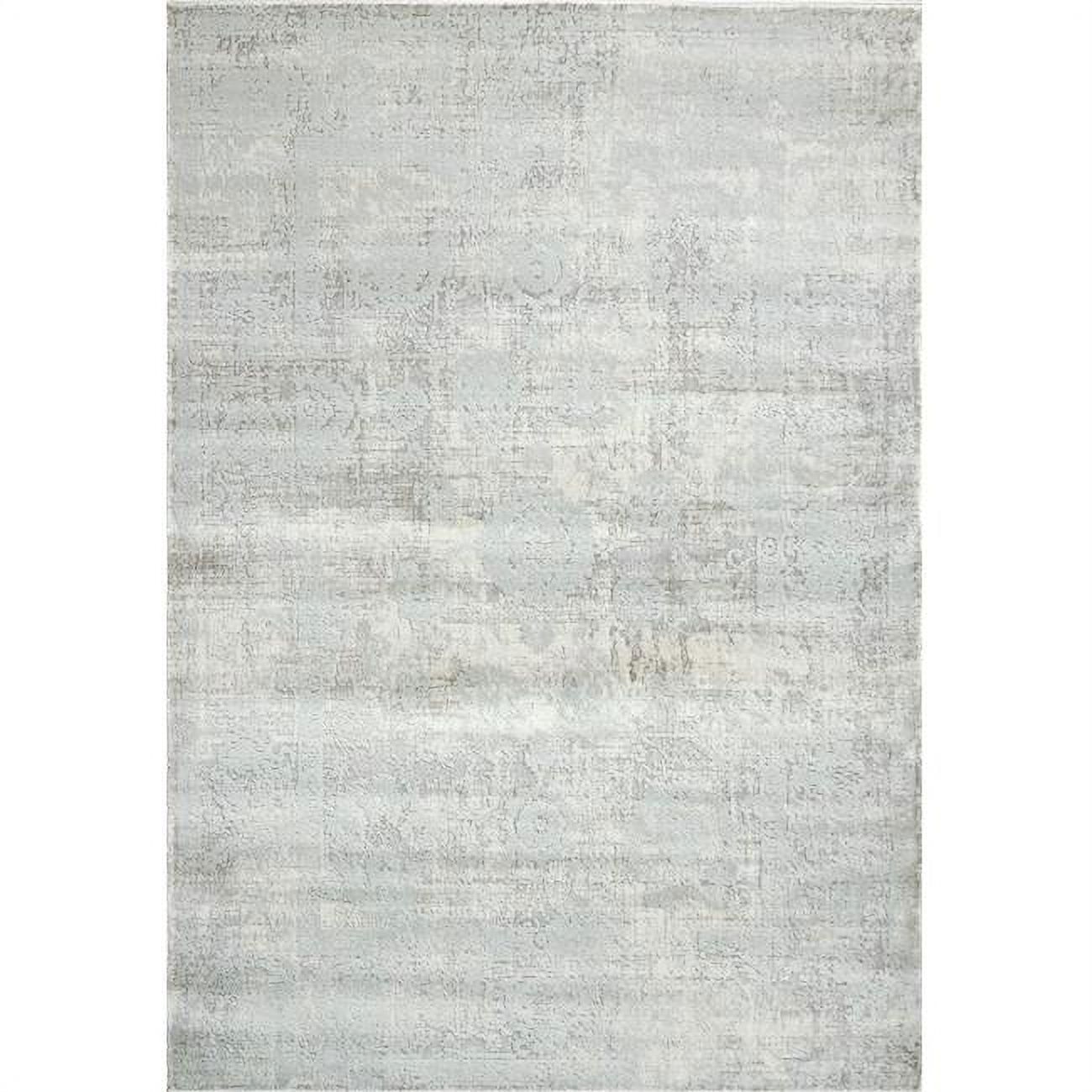 CC9123530109 7 ft. 10 in. x 10 ft. 10 in. Castilla 3530 Rectangle Modern Area Rug - 109 Cream & Silver