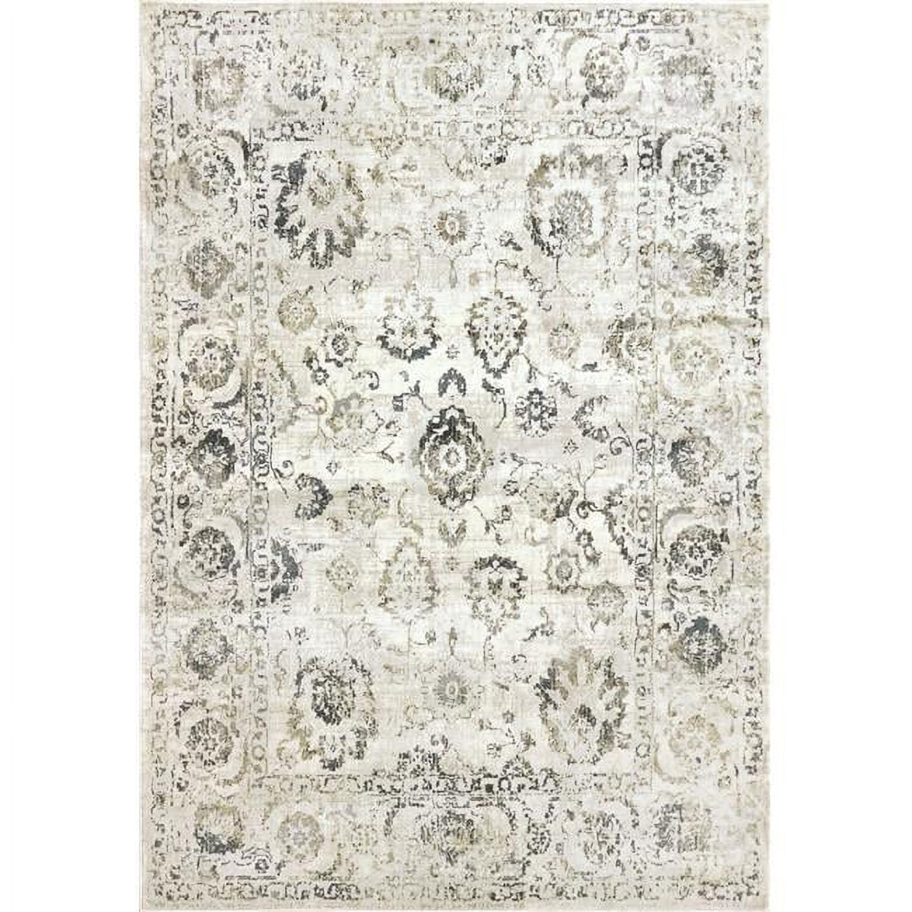 CC9123530950 7 ft. 10 in. x 10 ft. 10 in. Castilla 3530 Rectangle Modern Area Rug - 950 Grey & Blue