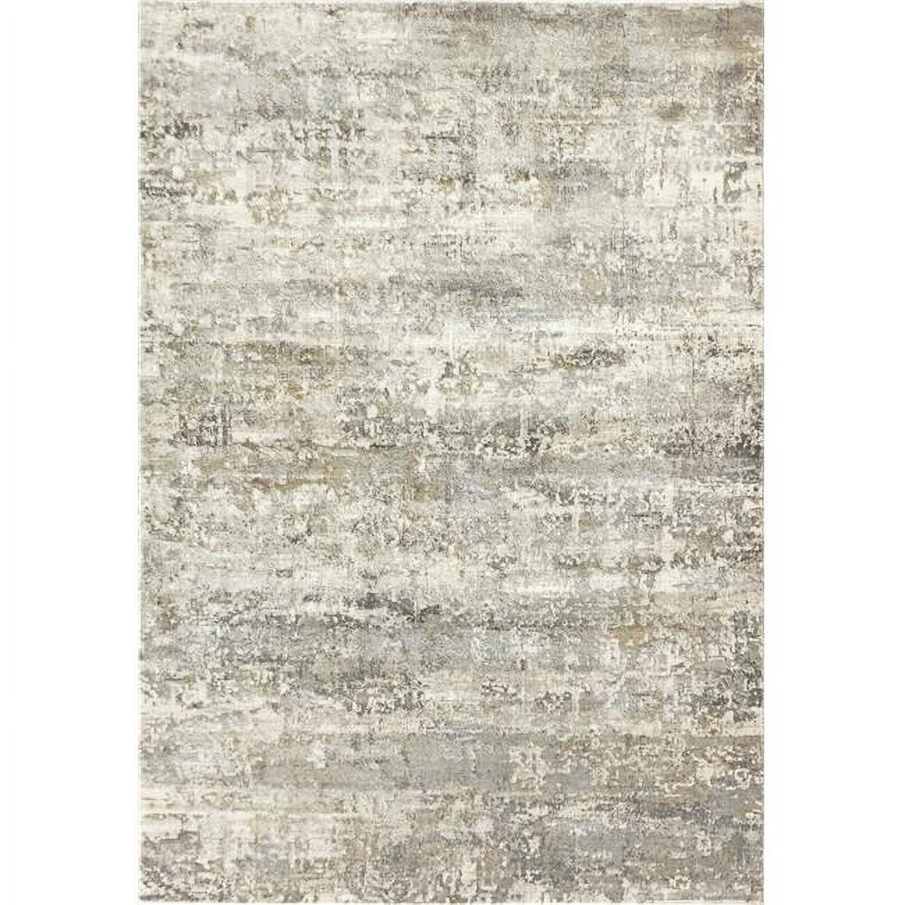 CC9123533190 7 ft. 10 in. x 10 ft. 10 in. Castilla 3533 Rectangle Modern Area Rug - 190 Cream & Grey