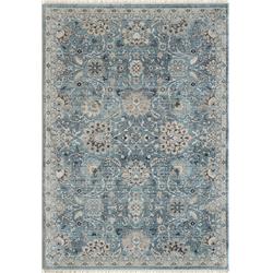 JN7106883500 6 ft. 7 in. x 9 ft. 2 in. Juno 6883 Rectangle Transitional Area Rug - 500 Light Blue