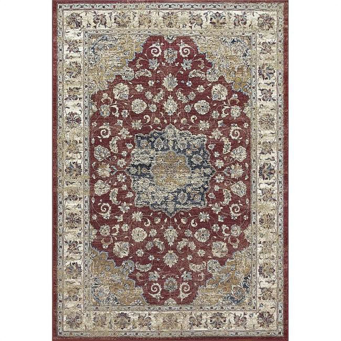 Picture of Dynamic Rugs AN1014575591464 9 ft. x 12 ft. 10 in. Ancient 57559 Rectangle Traditional Rug - 1464 Red & Ivory