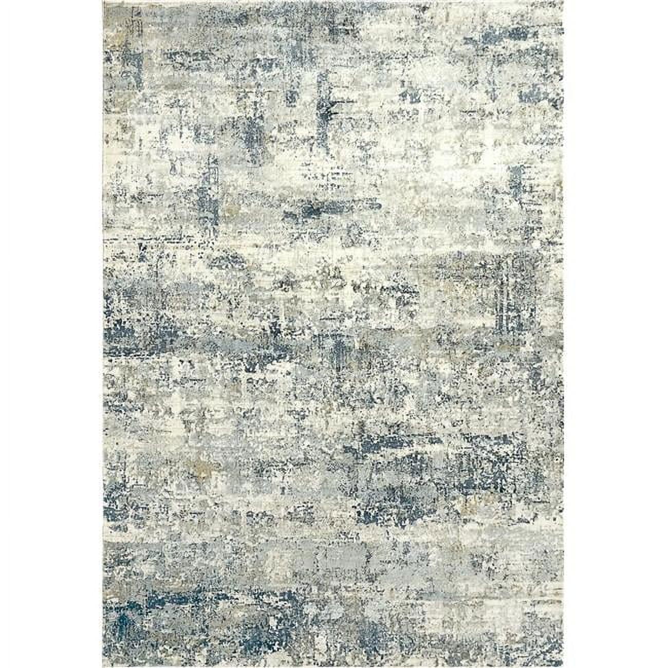 CC9123533950 7 ft. 10 in. x 10 ft. 10 in. Castilla 3533 Rectangle Modern Area Rug - 950 Grey & Blue