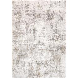 QU101427061190 9 ft. x 12 ft. 10 in. Quartz 27061 Rectangle Transitional Area Rug - 190 Ivory & Grey