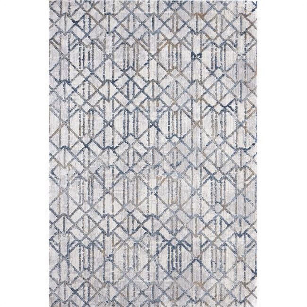 CC283527995 2 ft. 2 in. x 7 ft. 7 in. Castilla 3527 Rectangle Modern Area Rug - 995 Grey & Multi Color