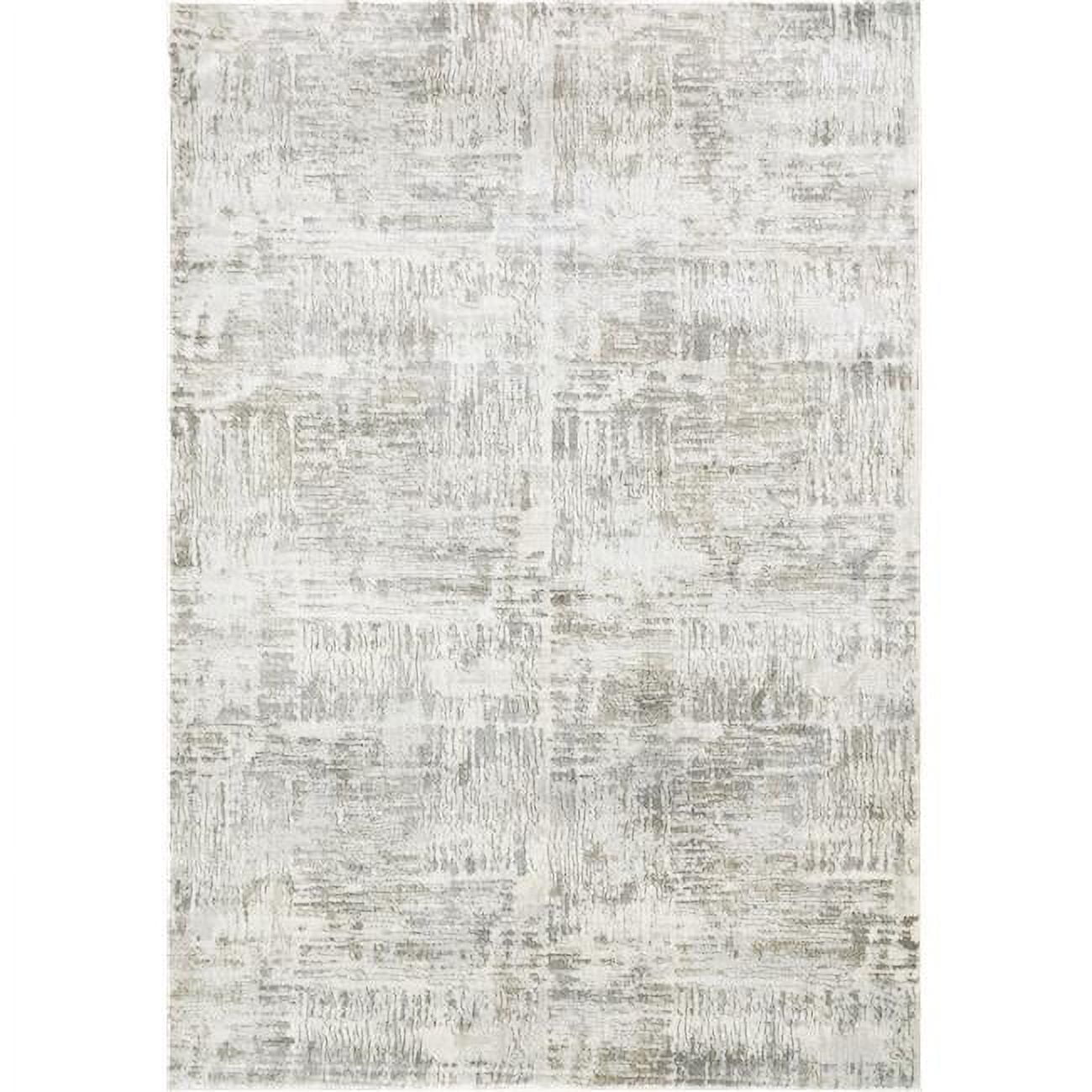 CC243555190 2 ft. x 3 ft. 11 in. Castilla 3555 Area Rug, 190 Ivory & Grey