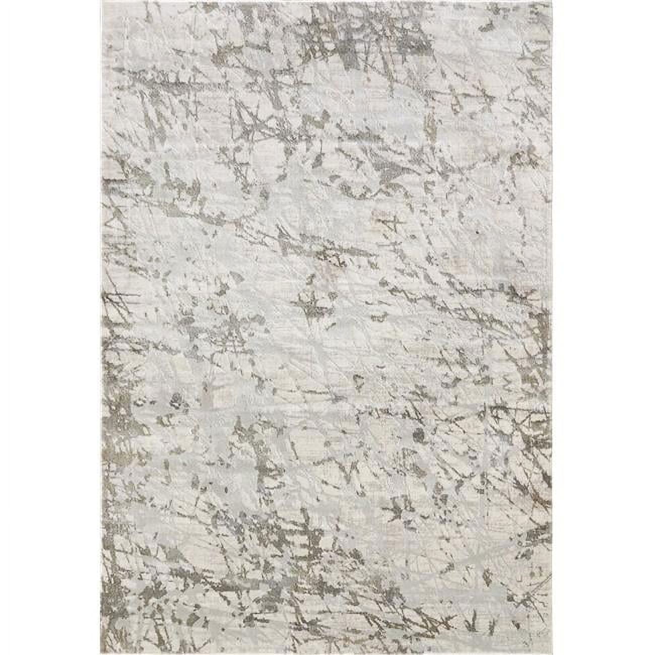 CC243554190 2 ft. x 3 ft. 11 in. Castilla 3554 Area Rug, 190 Ivory & Grey
