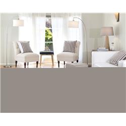 MR24232775262 Mehari 2 in. x 3 ft 11 in. Grey & Ivory Area Rug