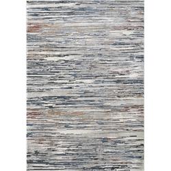 OT693953957 5 ft. 3 in. x 7 ft. 7 in. Astro Modern Machine Made Abstract Rectangle Area Rug, Grey & Blue & Taupe & Ochre