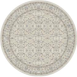 ANR8572769295 7 ft. x 10 in. Ancient Garden Round Area Rug, Cream & Beige