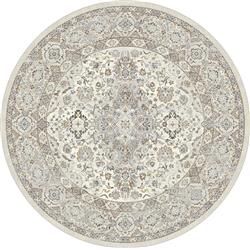ANR8572756295 7 ft. x 10 in. Ancient Garden Round Area Rug, Cream & Beige