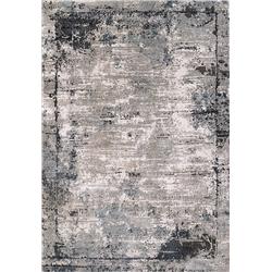 RI356031905 2 ft. 7 in. x 4 ft. Riley Modern Machine Made Abstract Rectangle Area Rug, Grey & Blue