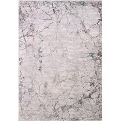 CA9125221105 7 ft. 10 in. x 10 ft. 10 in. Carson Modern Rectangle Area Rug, Ivory & Blue