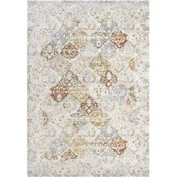 AL247602899 2 x 3.11 ft. Annalise Machine Made Rectangular Area Rug, Beige & Multi Color