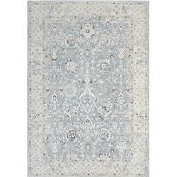 AL247604580 2 x 3.11 ft. Annalise Machine Made Rectangular Area Rug, Blue & Beige