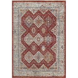 DK696641399 5.3 x 7.7 ft. Dakota Machine Made Rectangular Area Rug, Red & Multi Color