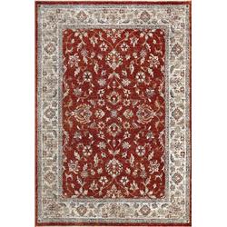 DK9126640399 7.10 x 10.10 ft. Dakota Rectangular Area Rug, Red & Multi Color
