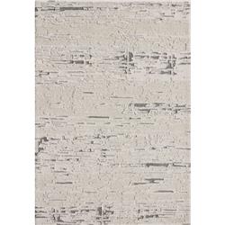 TN8105480191 8 x 10 ft. Trono Rectangle Area Rug, Ivory & Silver
