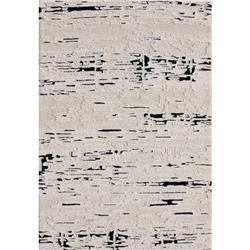 TN8105480910 8 x 10 ft. Trono Rectangle Area Rug, Black & White