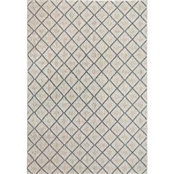ML7104232190 6 ft. 7 in. x 9 ft. 6 in. Melissa Rectangle Area Rug, Ivory & Grey