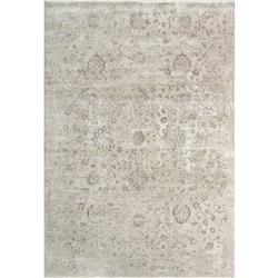 RS9123157190 7.10 x 10.10 ft. Renaissance Transitional Machine Made Rectangle Area Rug, Ivory & Grey